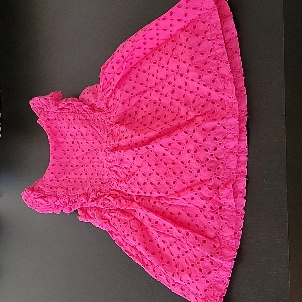 Ralph Lauren Size 9M pink eyelet dress